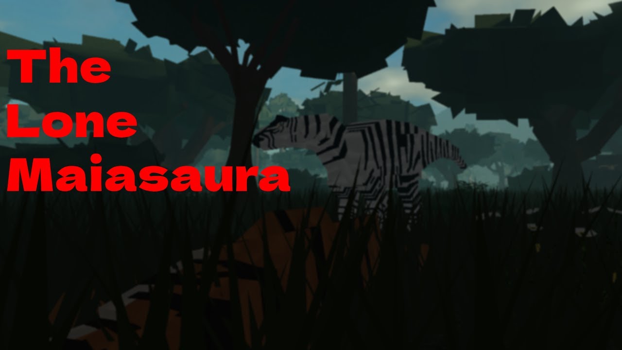 THE LONE MAIASAURA | mesozoico