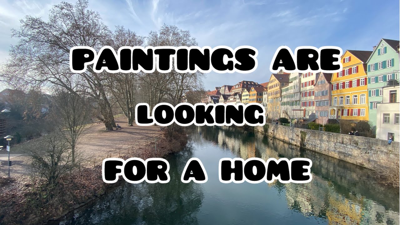 Paintings are looking for a home! Are you ready to meet them? Картини шукають дім.