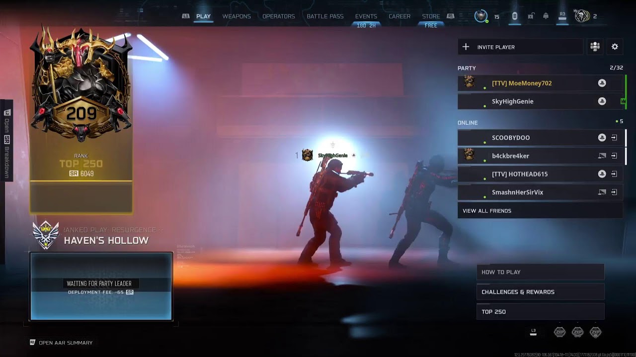 Early bird gets the DUB 😈WZ, Diamond 1 Ranked Grind!! SUB❤️!! FOLLOW!!