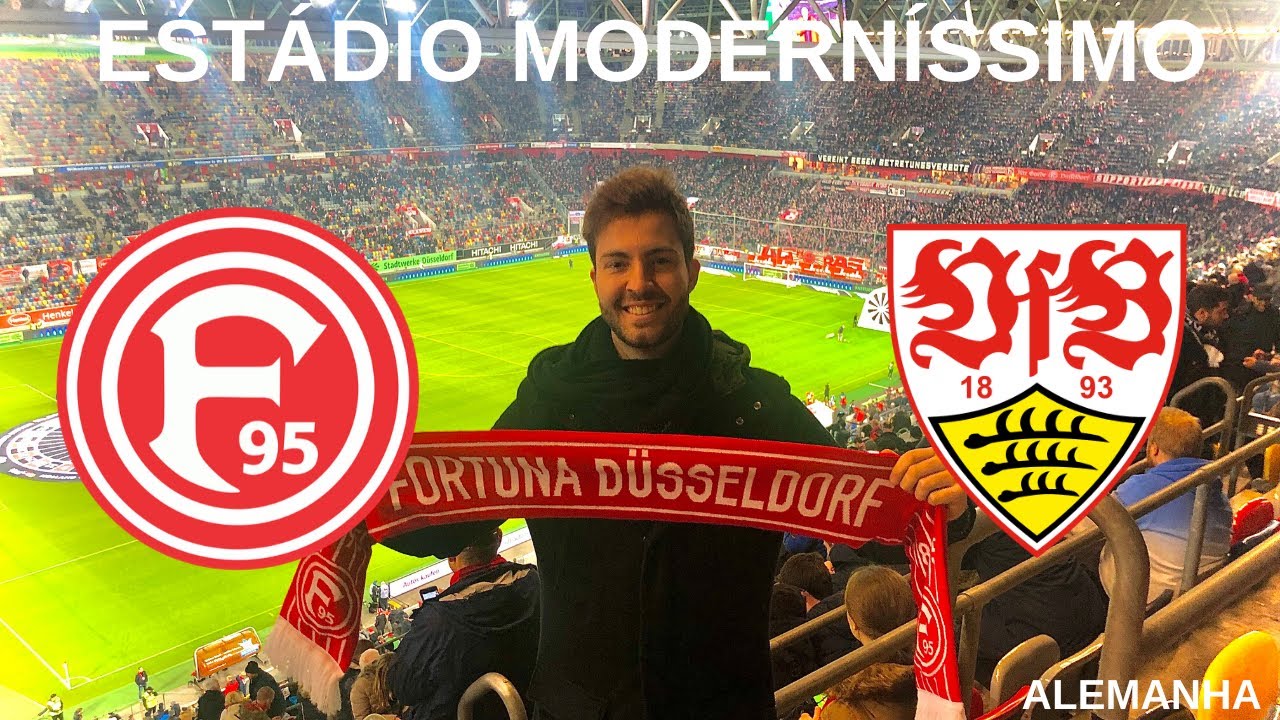 UMA ARENA DA BAIXADA NA ALEMANHA? TEM ATÉ TETO RETRÁTIL/ BUNDESLIGA: Fortuna Düsseldorf x Stuttgart