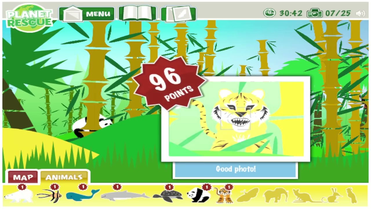 Planet Rescue and Australia Zoo Track and Snap - Gameplay | Flash Game