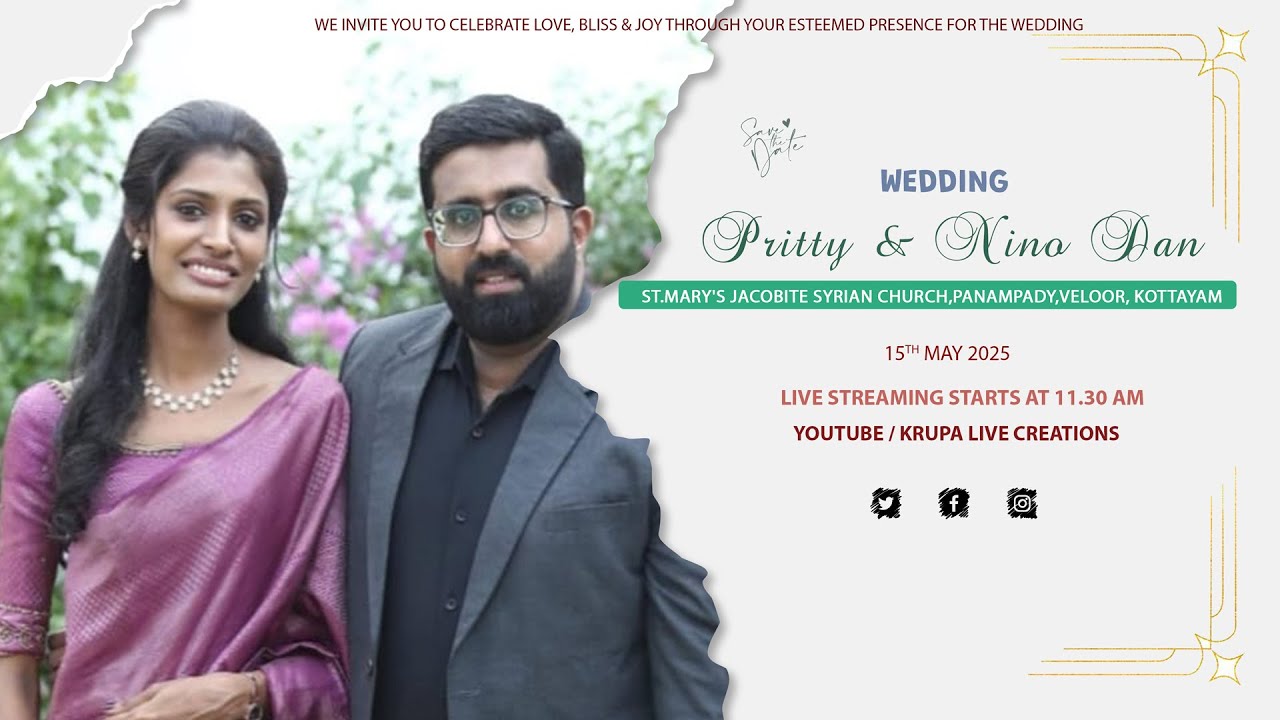 Pritty 💕Nino Dan // Wedding Live Streaming // 15.05.25