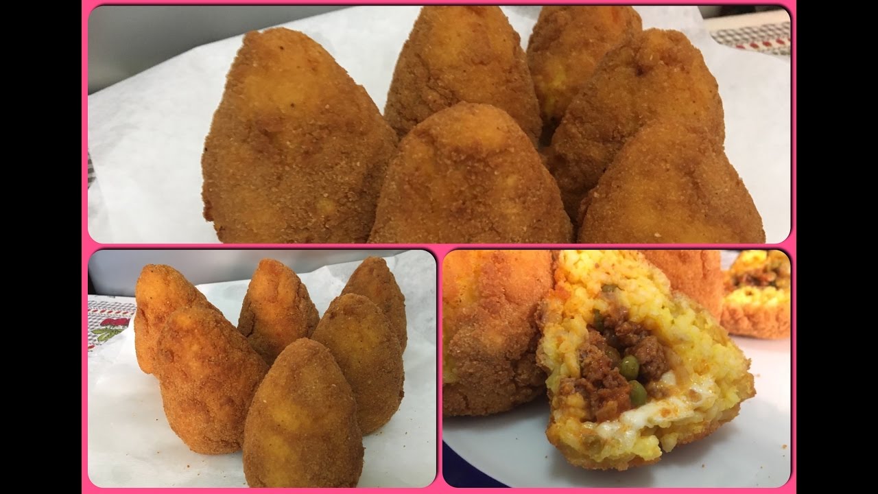 Receta, Bolas de Arroz Rellenas (Arancini SICILIANI)