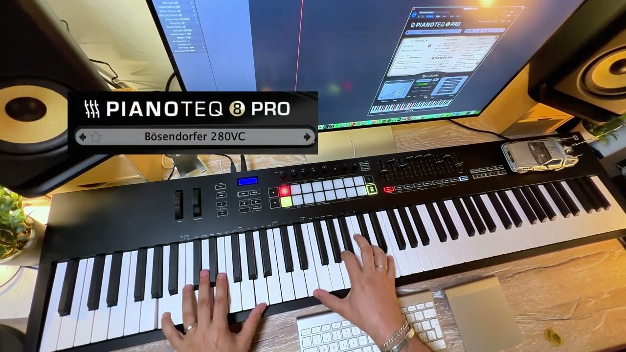 Pianoteq 8 - NEW Bösendorfer 280VC Grand piano with Novation Launchkey Mk3 88 (NO TALKING)