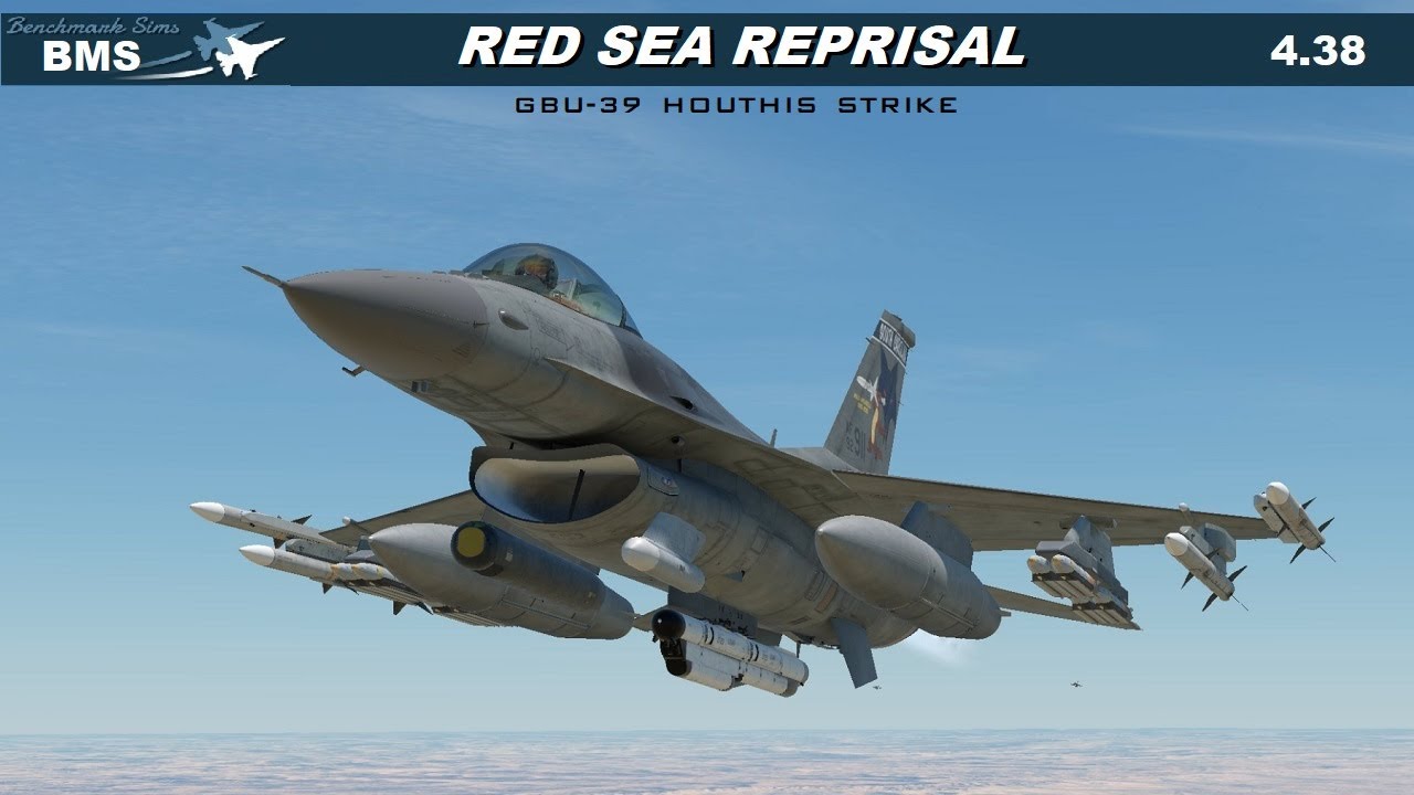 Falcon BMS 4.38 Red Sea Reprisal in 4K UHD #4ktv