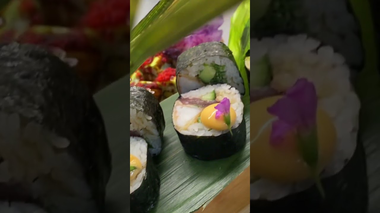 Innovation sushi for 6persons and price 140€ 