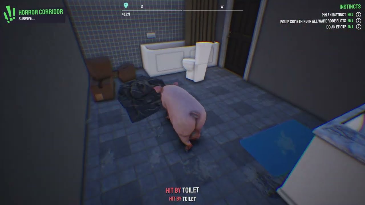 Goat Sim 3 horror corridor glitches