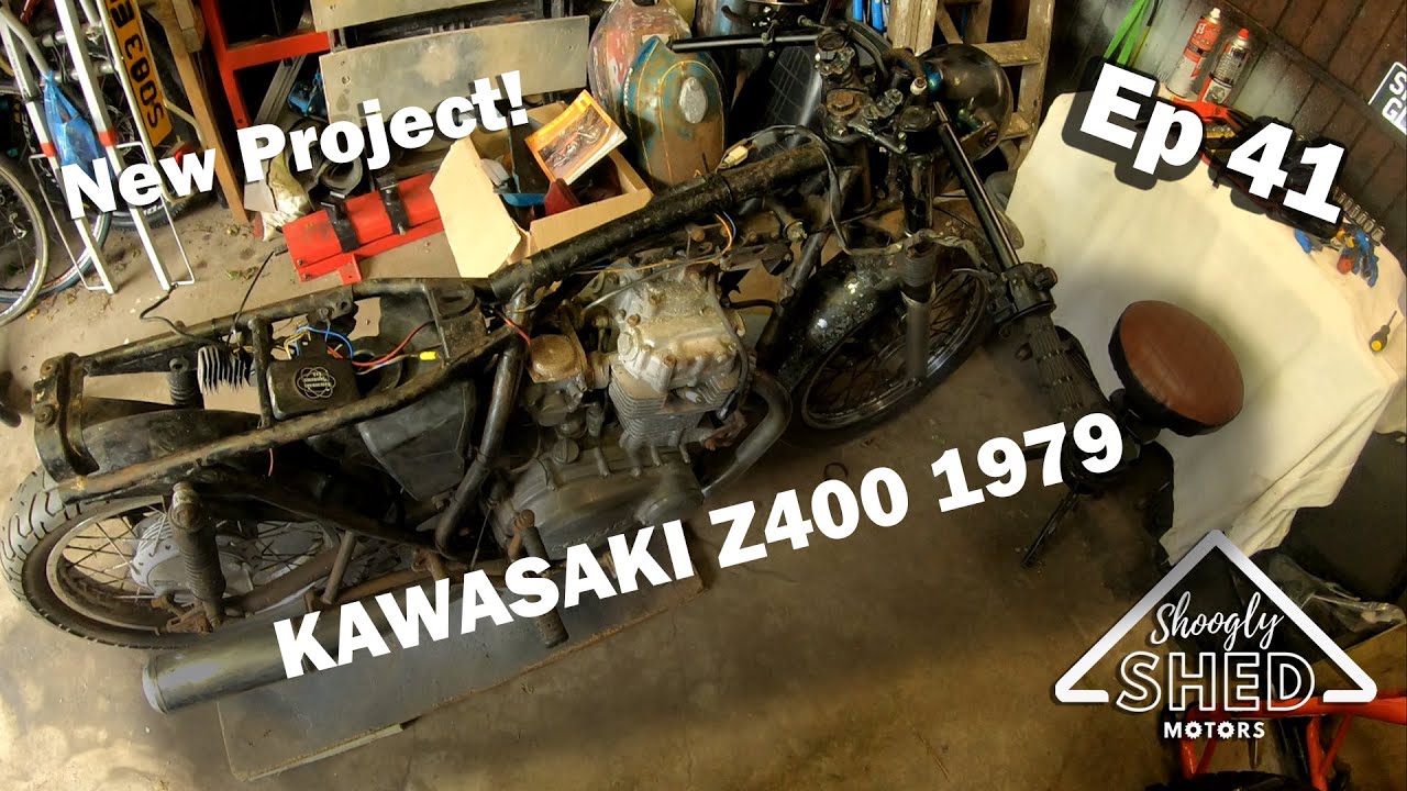 A New Project! Kawasaki Z400 1979 - Shoogly Shed Motors Episode 41