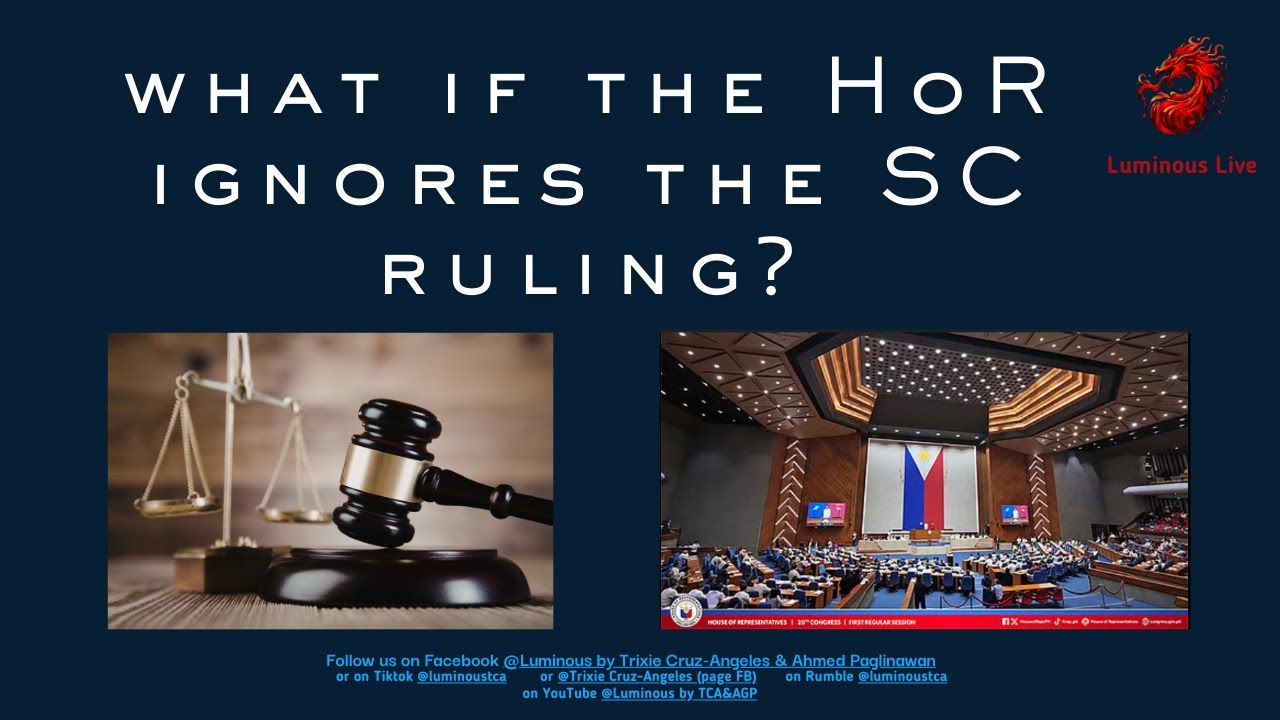 What if the HoR ignores the SC ruling