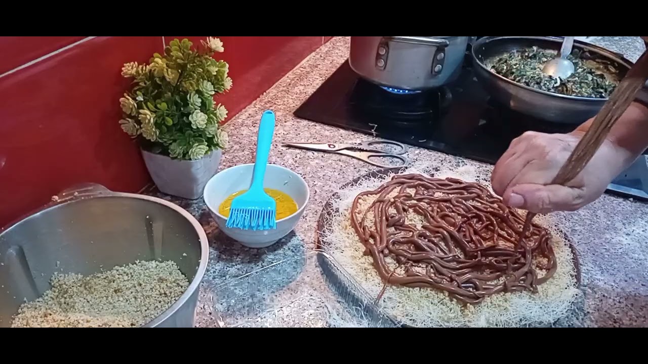 قطايف بشوكولا والكوكاو إدمان في البنة😋❤️