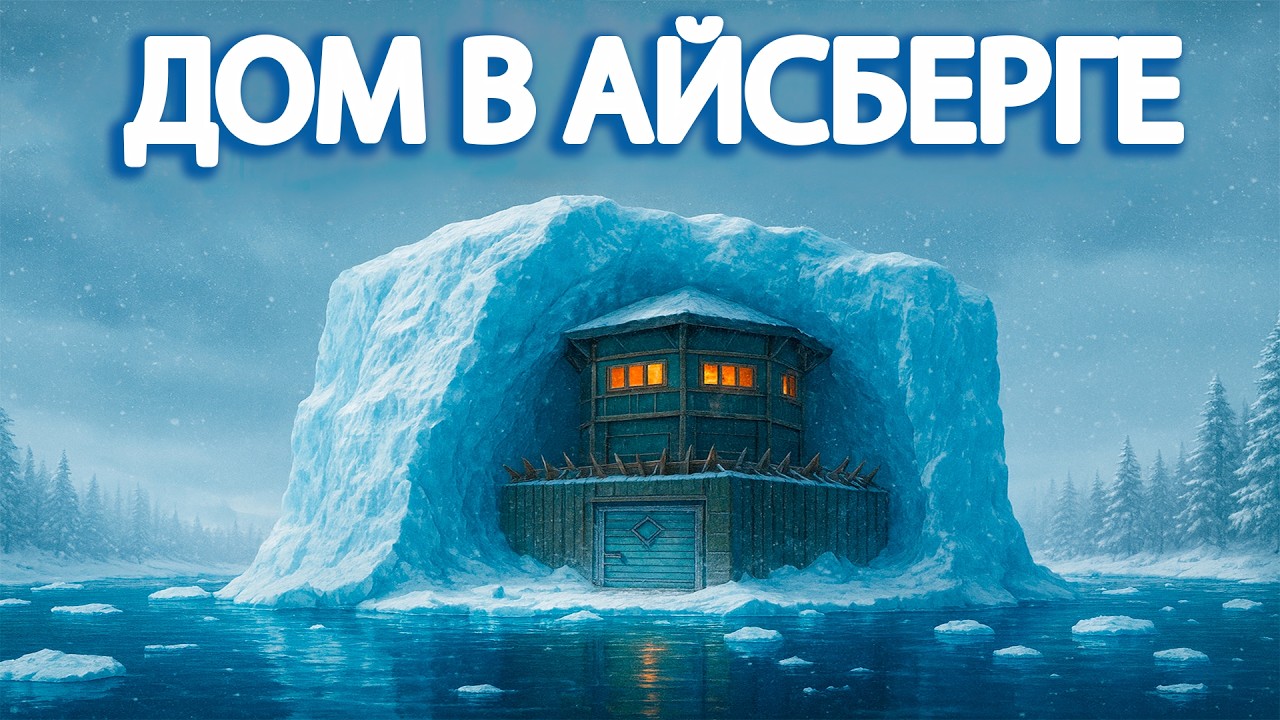 Я ПОСТРОИЛ ДОМ В АЙСБЕРГЕ ❄️ Соло Выживание в Зиме в RUST