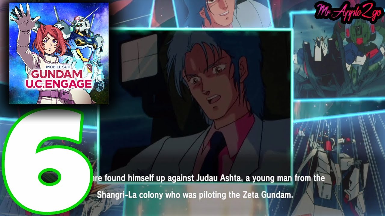 Mobile Suit Gundam U.C. ENGAGE - Gameplay Walkthrough Part 6 - The Zeta Gundam (IOS, Apple Arcade)