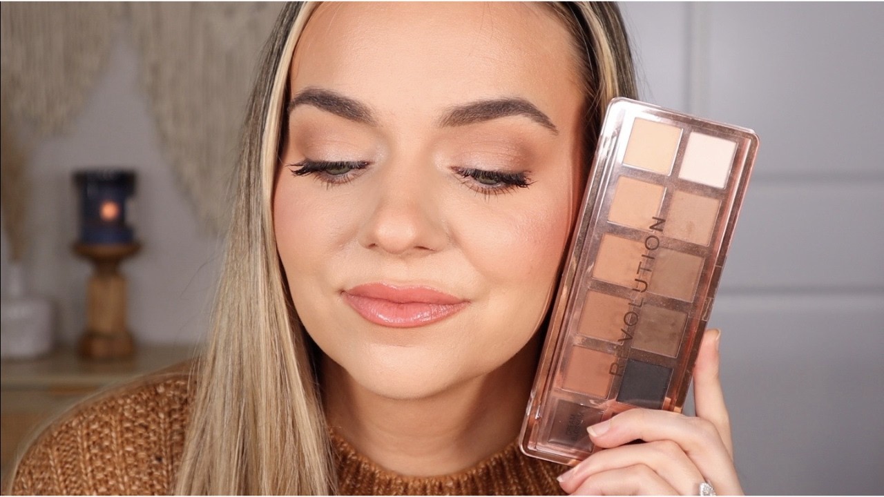 Простой урок по нанесению теней на каждый день, палетка Makeup Revolution Master Icon.
