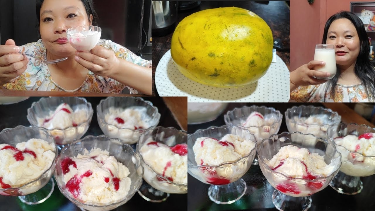Te•eko ice cream taria similpile toa tarie charimbo Te•e season ongmitingo@Muskmelo ice cream recipe