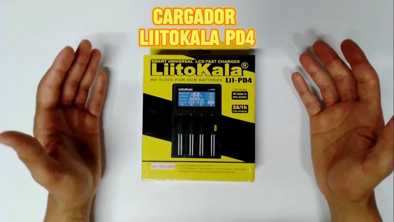 ⚡Cargador Baterías Liitokala PD4⚡ #liitokala #batterycharger #18650 #21700 #26650 #nimh #liion