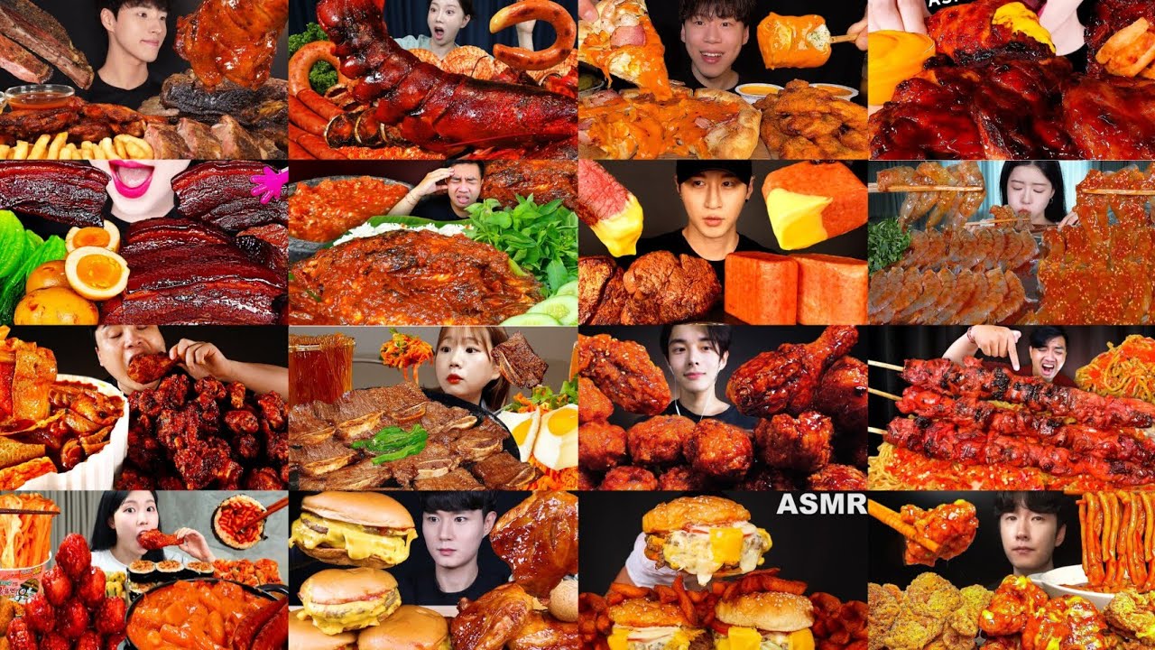 2× SPEED EATING SOUND | BBQ CHICKEN, SEAFOOD, FAST FOOD, MCDONALD'S, PIZZA MUKBANG COMPILATION