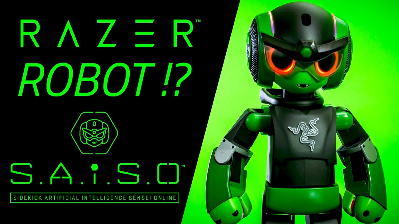 SAiSO - The real life #RazerRobot A.I. Sidekick & Gaming Sensei