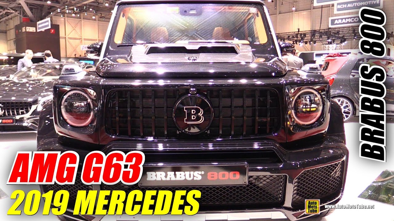 2019 Mercedes AMG G63 Brabus 800 - Exterior Interior Walkaround - 2019 Geneva Motor Show