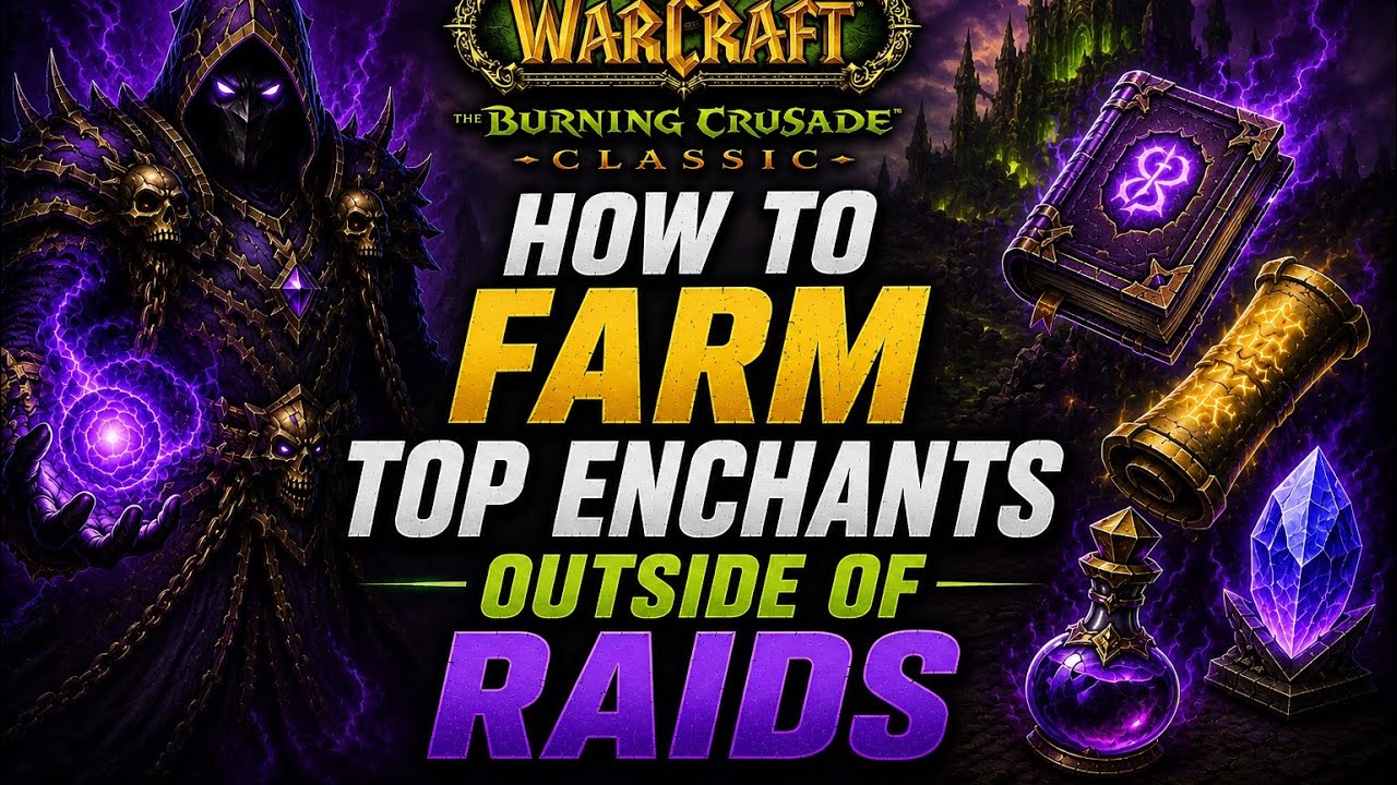 Easy To Obtain Key Enchants - Open World Farming |  Wow Classic TBC