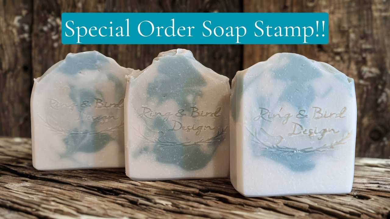 Using A New Personalized Soap Stamp 😊