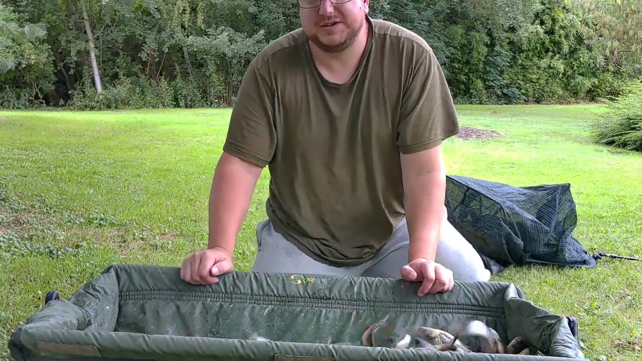 Pêche de carassin en étang sauvage , 15kg de fish