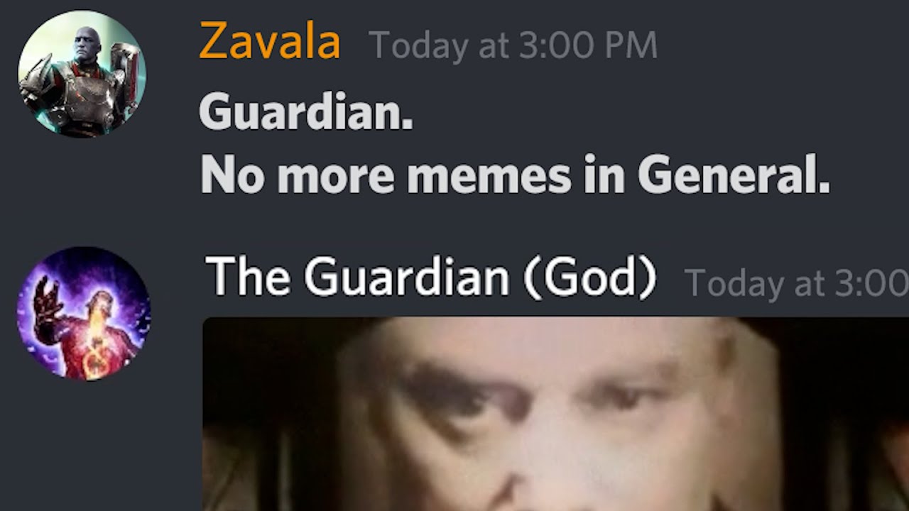 If Destiny Characters Used Discord #MOTW
