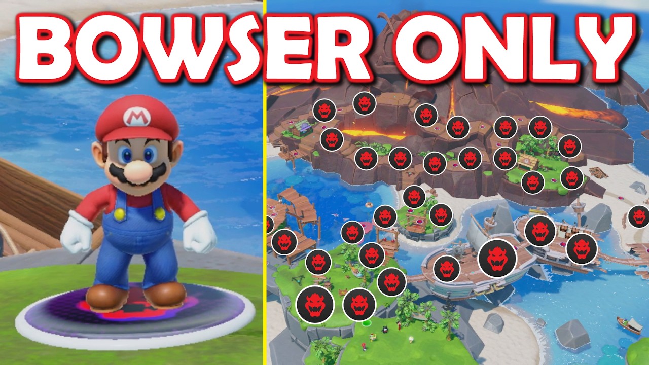 Mario Party but it's ALL BOWSER SPACES!!