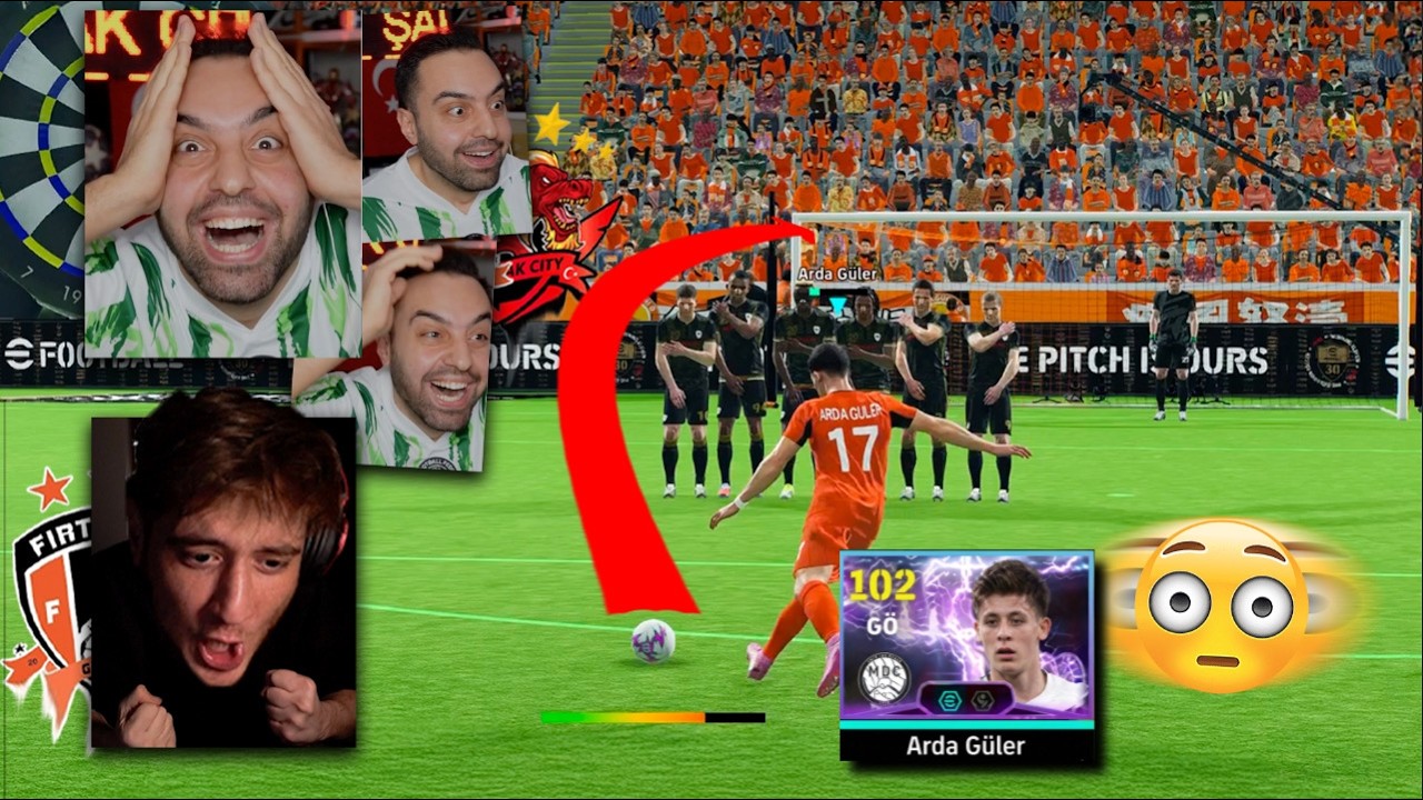 ARDA GÜLER İLE HARİKA FRİKİK ATTIM! *Desailly vs Nesta* MAÇI TERK ETTİ EL Pesico 2026 Ümidi vs Emjan