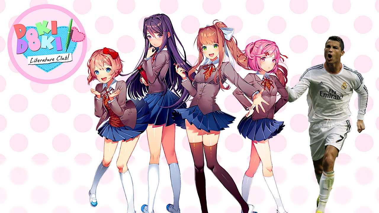 Thom scopre Doki Doki Literature Club w/Chiro, Reuel e Cristiano Ronaldo