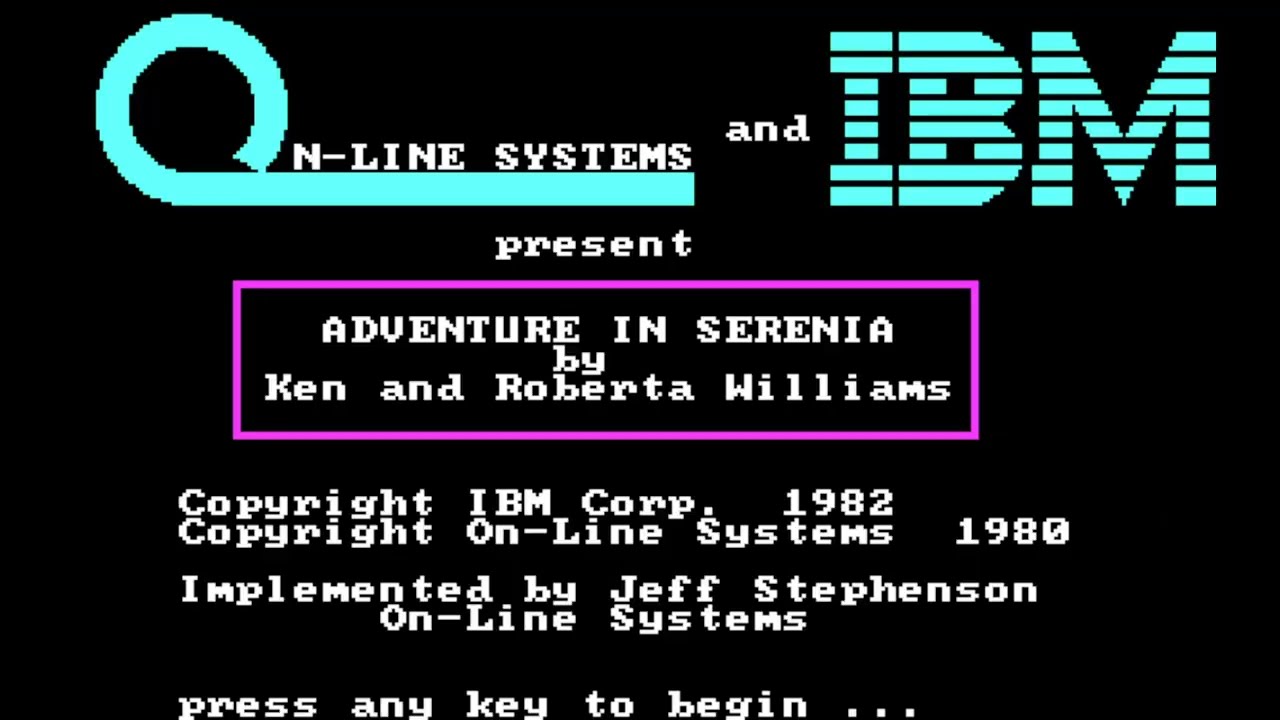 Blind Play: The Wizard and the Princess (Adventure in Serenia), Sierra, P1: High Resolution in 1982