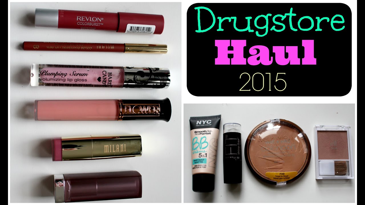 NEW DRUGSTORE MAKEUP HAUL 2015 - Plus some old gems!