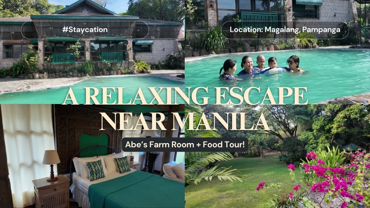 Abe’s Farm Pampanga Staycation 🇵🇭 | Room Tour, Food Review & Peaceful Getaway Near Manila!