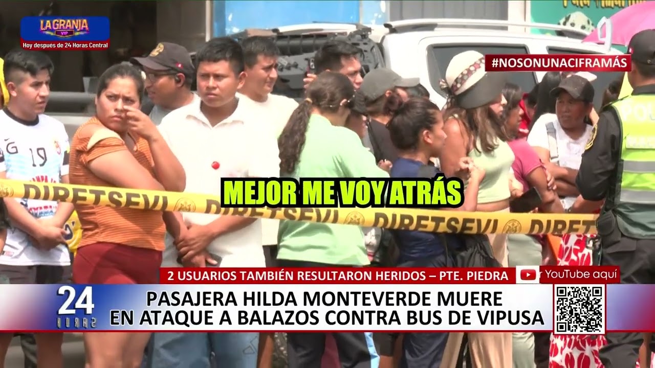 Puente Piedra: muere pasajera tras ataque a balazos contra bus Vipusa