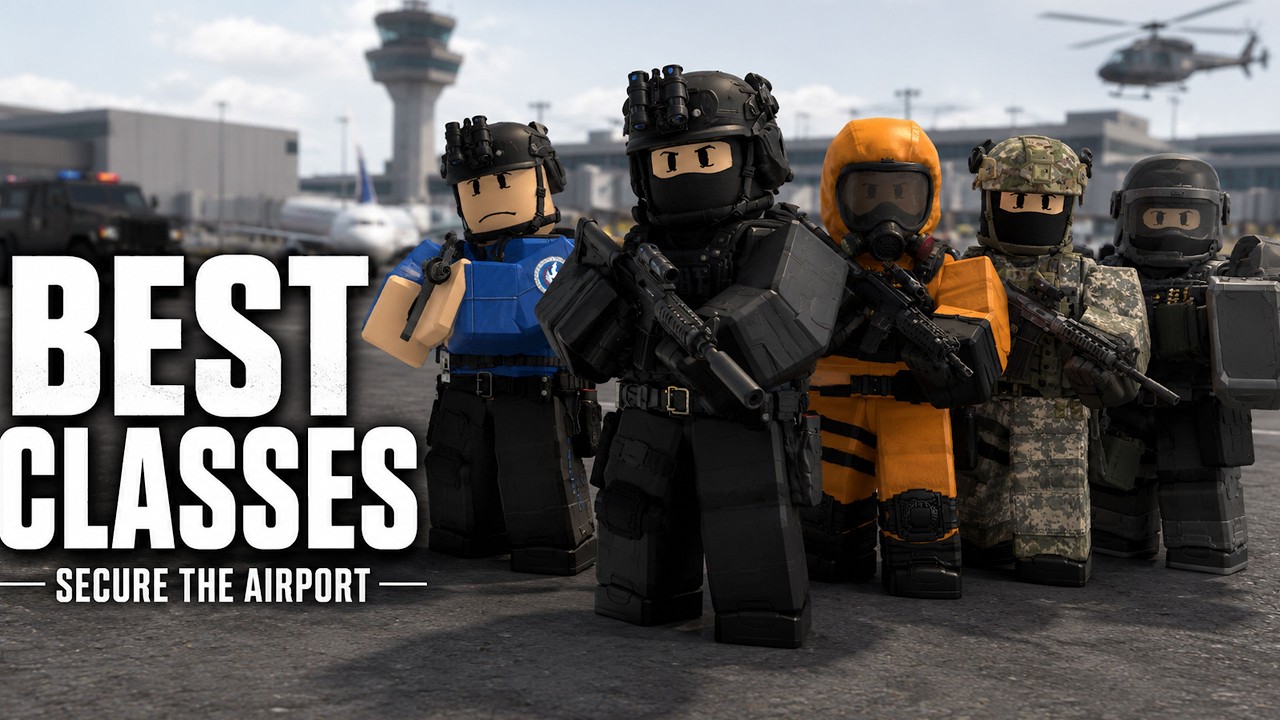 BEST CLASSES in SECURE THE AIRPORT Roblox