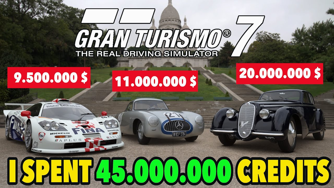 I Spent 45 Million Credits On The Most Expensive Cars In GT7