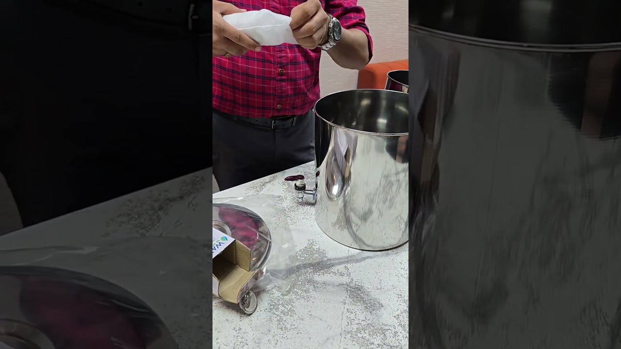 WATER GREEN STAINLESS STEEL GRAVITY WATER FILTER WITH CERAMIC CANDLE ASSEMBLY  ( BBHOME) 