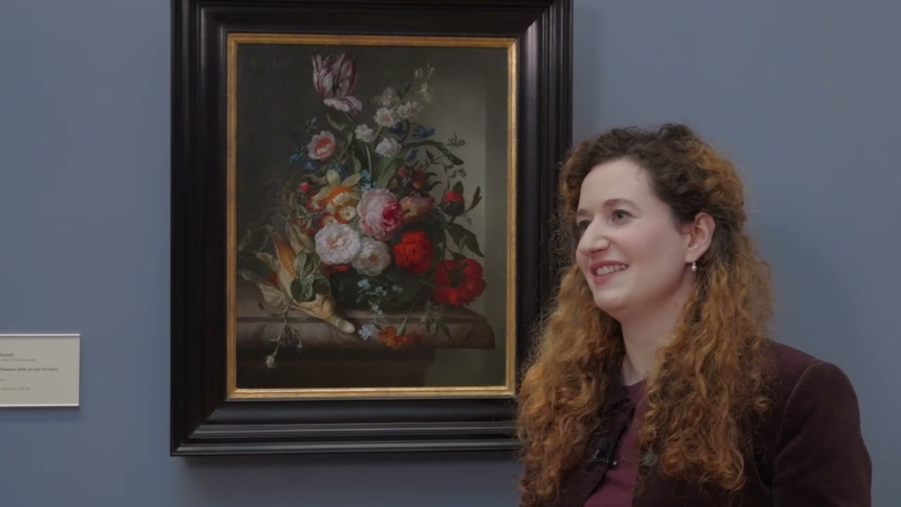 Love\Art: Rachel Ruysch's Vase of Flowers with an Ear of Corn