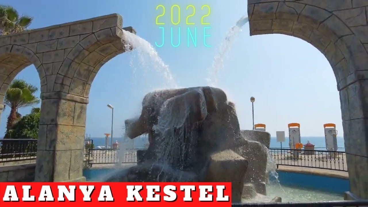 Пляж Алании Кестель! Прибрежная дорога Кестель! Пешеходная экскурсия по Алании! Аланья Анталия Отдых