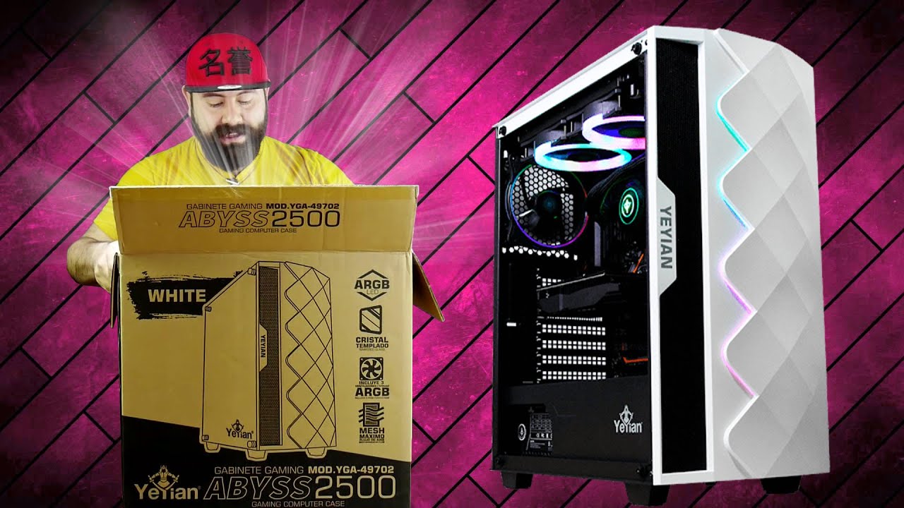 GABINETE GAMER ECONOMICO, Yeyian Abyss 2500! con ARGB ¿Barato y Bueno?  - Droga Digital
