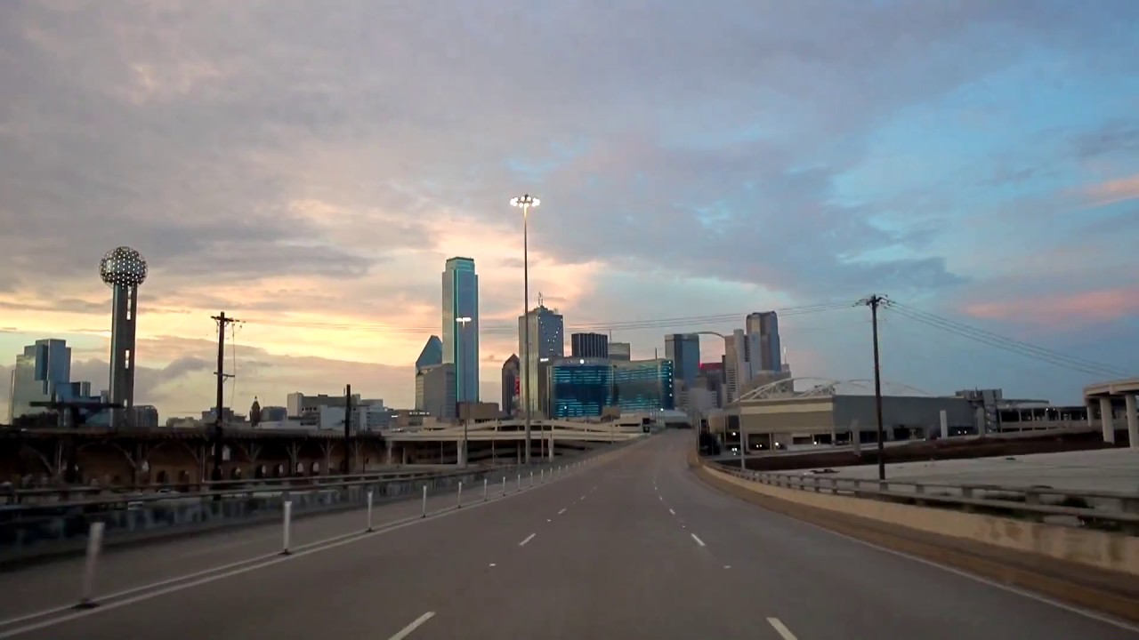 Dallas City Center at Night
