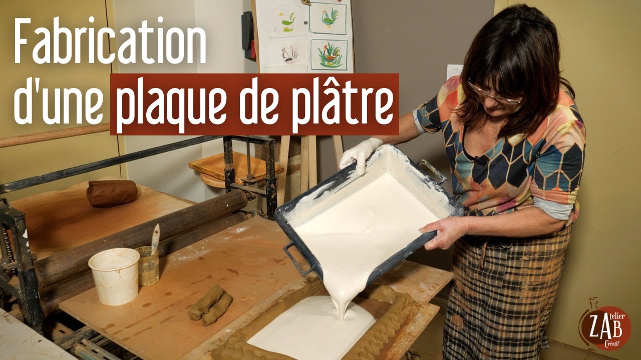 DIY : Comment fabriquer une plaque de plâtre ? | Conseils et techniques de poterie 🏺