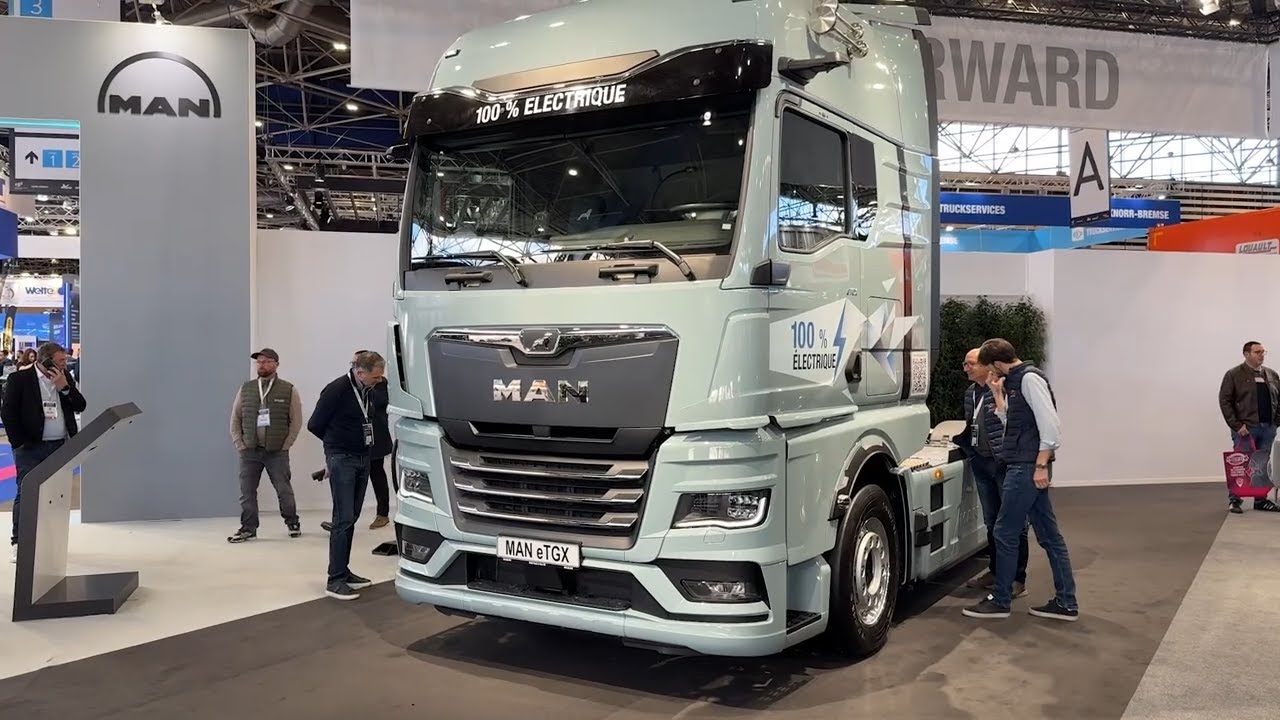 Электрический грузовик MAN eTGX (2026) &ndash; обзор и интерьер | Solutrans 2025 Лион