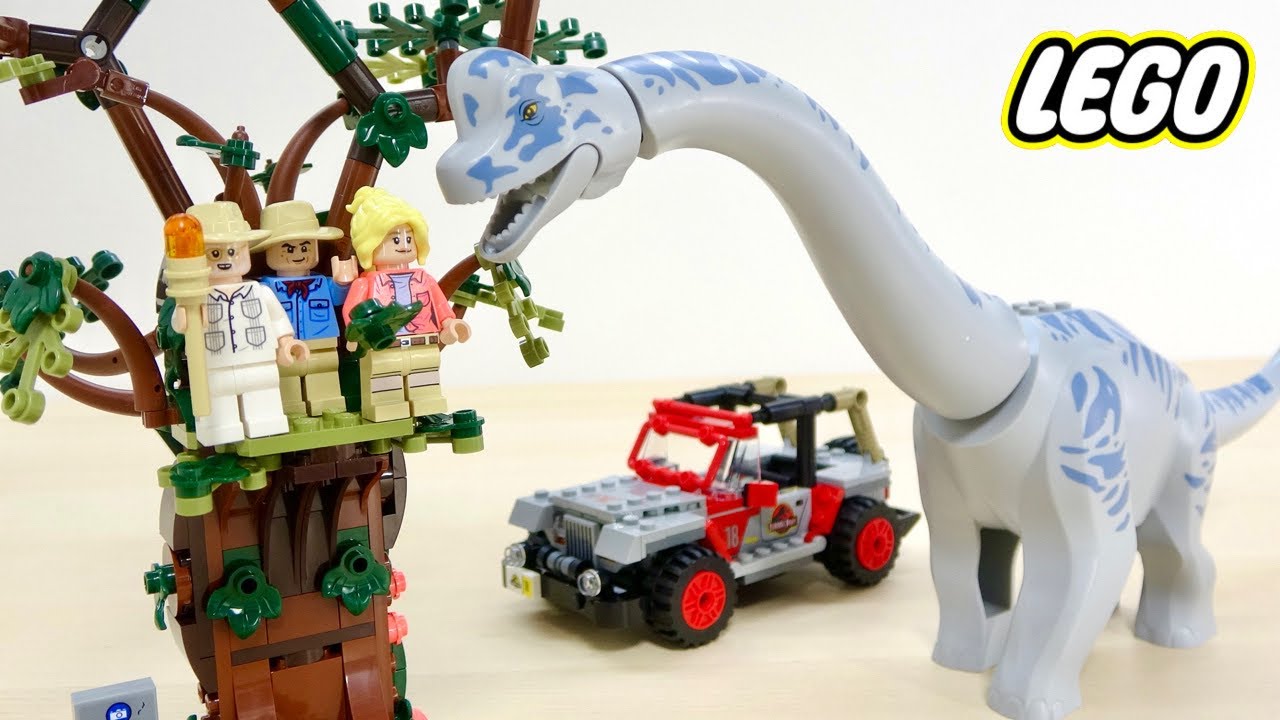 巨大なブラキオサウルスに感動! LEGO 76960 ジュラシックパーク30th anniversary ブラキオサウルスの森