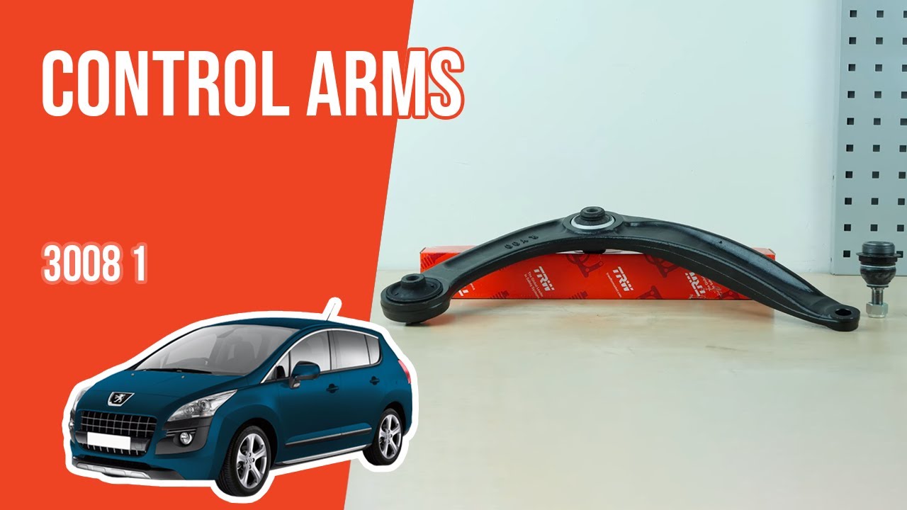 How to replace the control arms Peugeot 3008 mk1 🚗
