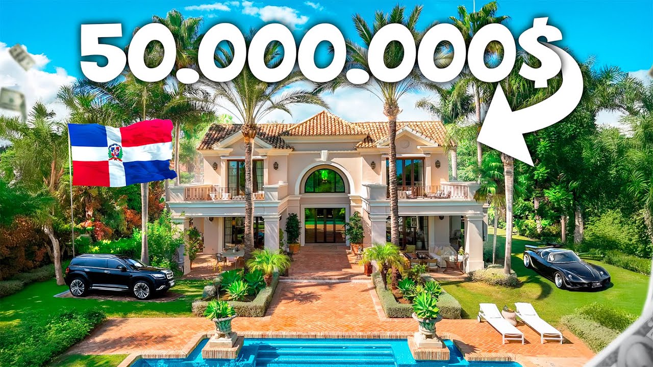 Así son las MANSIONES de LUJO de los MILLONARIOS DOMINICANOS