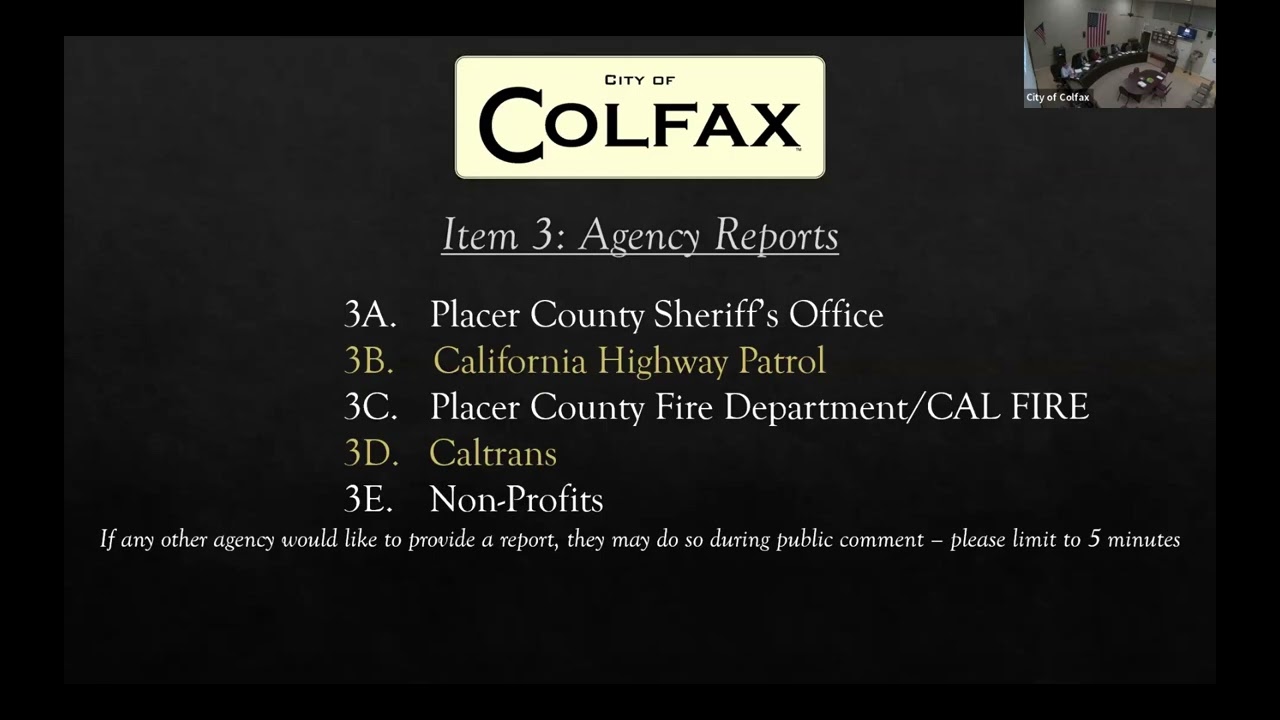 City of Colfax City Council Meeting February 11, 2026