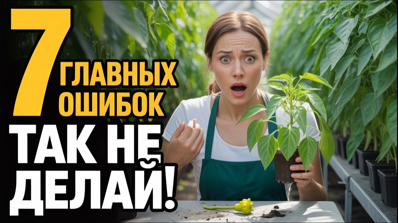 Рассада перца ЗАМЕРЛА? 7 роковых ошибок, которые губят урожай