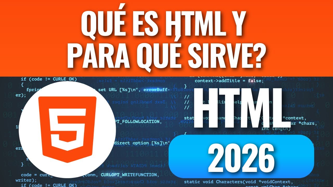 Que es HTML y para que sirve? explicado en menos de 10 minutos