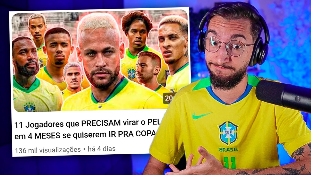 11 Jogadores que tem 4 MESES pra VIRAR O PELÉ se quiserem IR PRA COPA ...