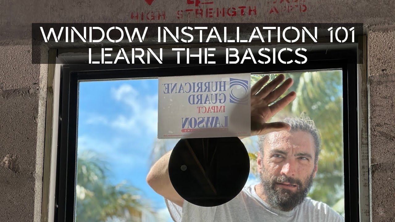 Installing Impact Windows To A Masonry House - EngineeringPlans.com Build A House Series